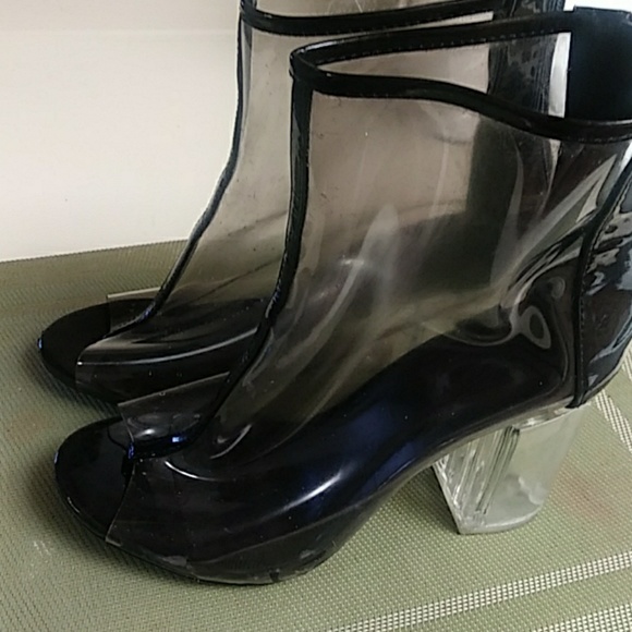 Clear ankle heels - Picture 2 of 4